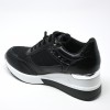 Спортни обувки на платформа 0132 черни