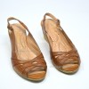 Обувки естествена кожа FLK08 кафяв